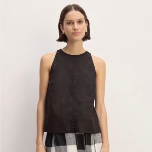 Everlane Linen High Neck Tank (10)